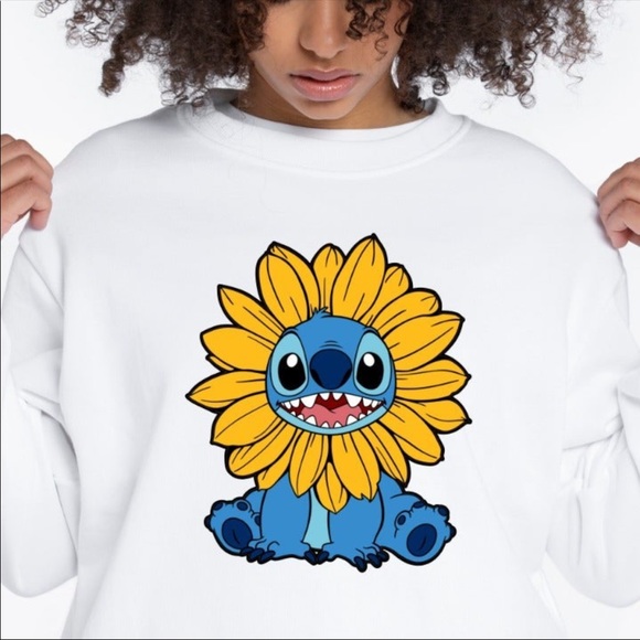 Stitch Sunflower HTV - Picture 2 of 6